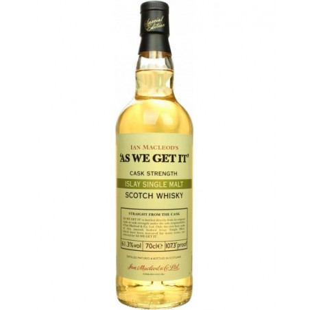 AS WE GET IT Islay single malt 8 ans