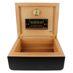 HUMIDOR - cave à cigares Adorini Carrara Medium Noir Deluxe HUMIDOR - cave à cigares Adorini Carrara Medium Noir Deluxe