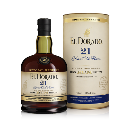 Rhum EL DORADO Spécial Réserve 21 ans