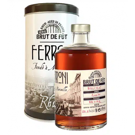 Rhum Ferroni Brut De Fut Belize 2007
