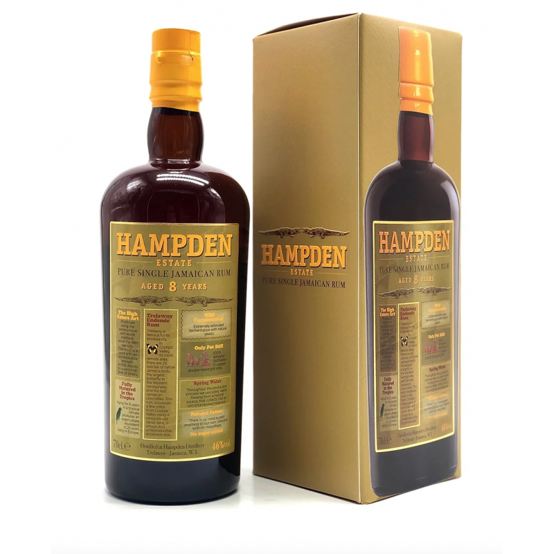 Hampden Estate Pure Single 8 ans Hampden Estate Pure Single 8 ans