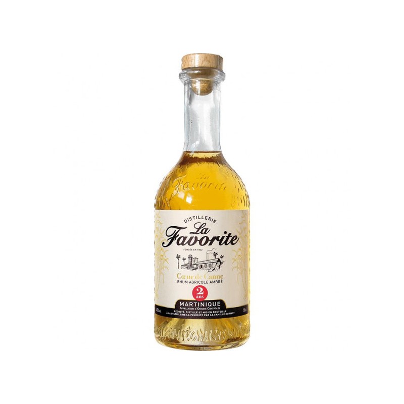 Rhum LA FAVORITE Coeur de Canne 2 ans Rhum LA FAVORITE Coeur de Canne 2 ans