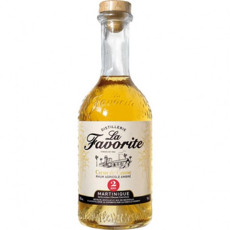 Rhum LA FAVORITE Coeur de Canne 2 ans