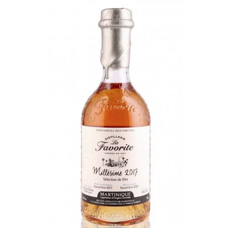 Rhum LA FAVORITE Millésimé 2017