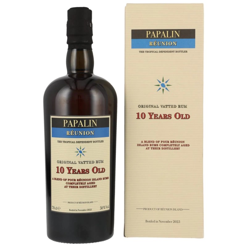 Rhum PAPALIN Réunion 10 ans Rhum PAPALIN Réunion 10 ans
