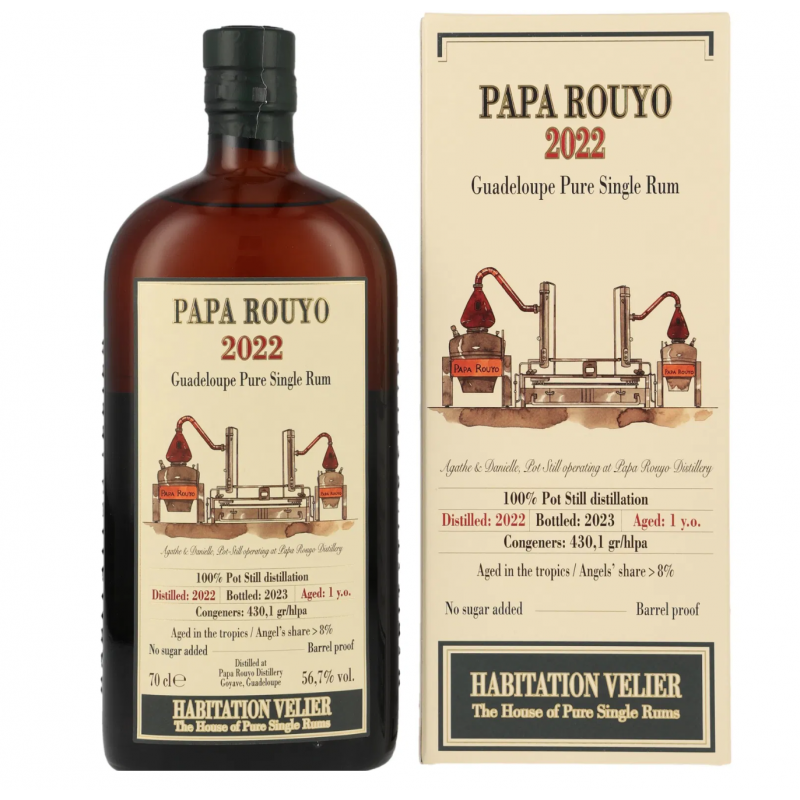Rhum HABITATION VELIER Papa Rouyo 2022 Rhum HABITATION VELIER Papa Rouyo 2022