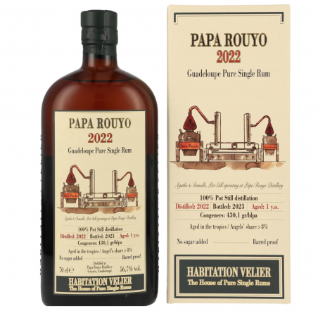 Rhum HABITATION VELIER Papa Rouyo 2022