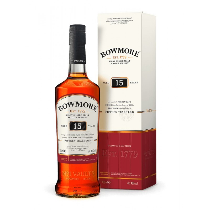 BOWMORE 15 ans Islay Single Malt BOWMORE 15 ans Islay Single Malt