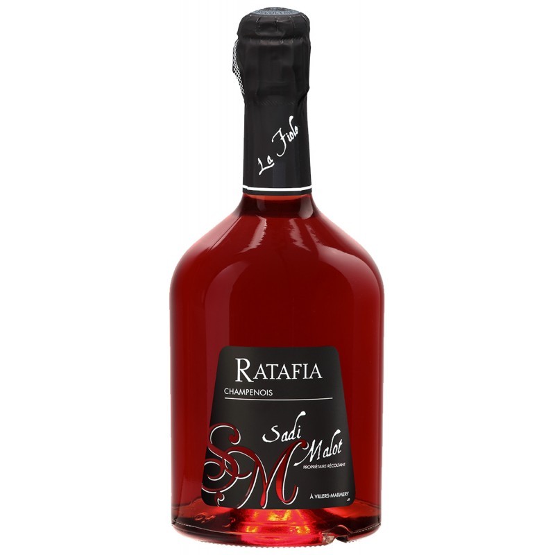 SADI MALOT Ratafia de Champagne Rouge SADI MALOT Ratafia de Champagne Rouge