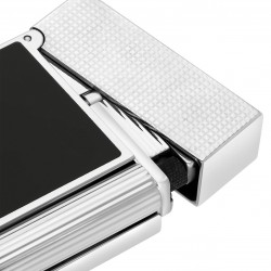 ST Dupont Briquet Ligne 2 Palladium et Noir Mat