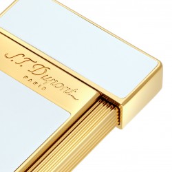 ST DUPONT Briquet Slimmy Blanc Laqué