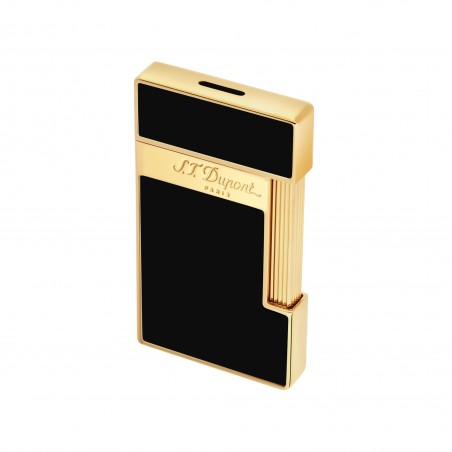 ST DUPONT Briquet Slimmy Noir & Gold
