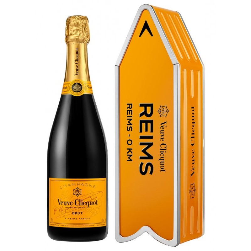 VEUVE CLICQUOT Brut Carte Jaune Coffret Reims 0km VEUVE CLICQUOT Brut Carte Jaune Coffret Reims 0km