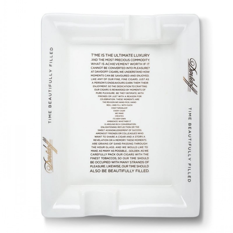 DAVIDOFF Cendrier Cigare Céramique Blanc DAVIDOFF Cendrier Cigare Céramique Blanc