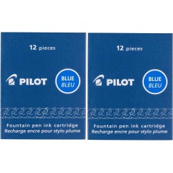 Pilot Namiki  Lot de 24 cartouches d'encre Bleu