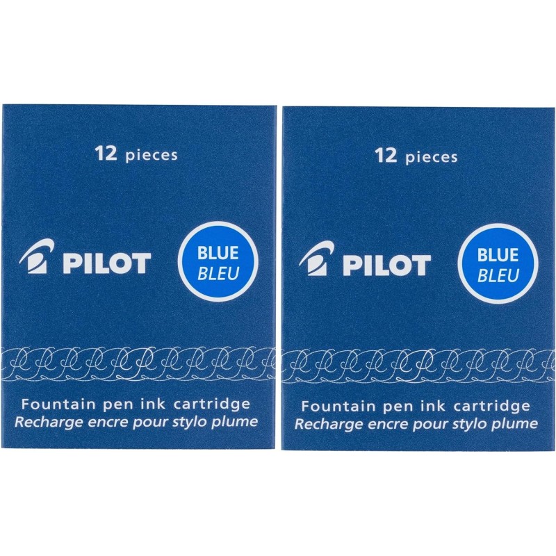 Pilot Namiki Lot de 24 cartouches d'encre Bleu Pilot Namiki Lot de 24 cartouches d'encre Bleu