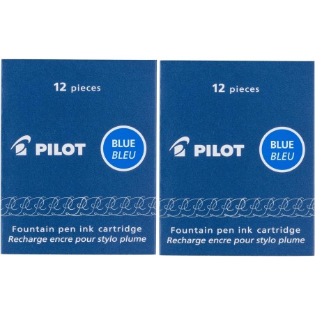 Pilot Namiki  Lot de 24 cartouches d'encre Bleu