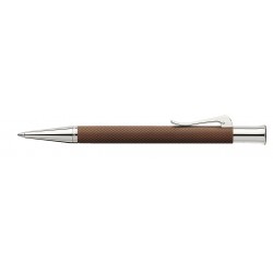 Stylo-bille rotatif Guilloché Cognac Faber