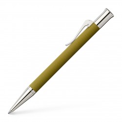 Stylo bille rotatif Guilloché Vert olive Faber