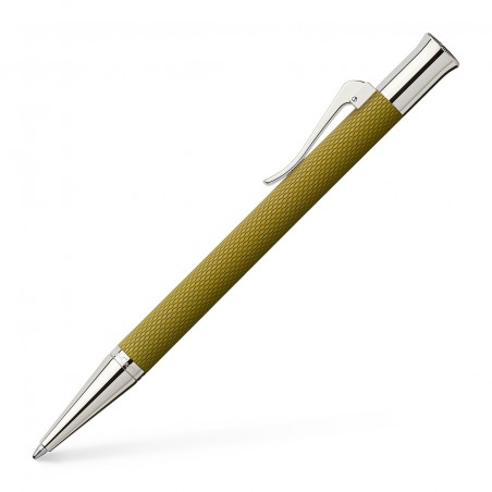 Stylo bille rotatif Guilloché Vert olive Faber