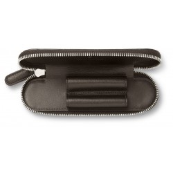 Étui Cashmere marron foncé Graf Von Faber Castel