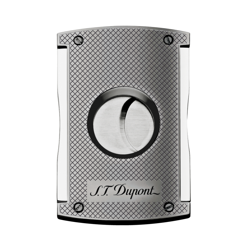 ST DUPONT Coupe Cigare Maxijet Chrome Quadrillé ST DUPONT Coupe Cigare Maxijet Chrome Quadrillé